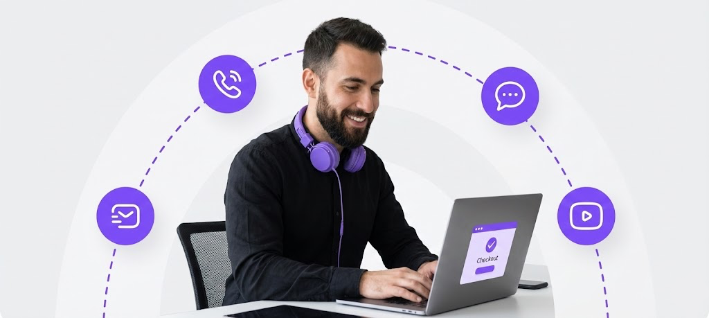 Omnichannel customer support interface